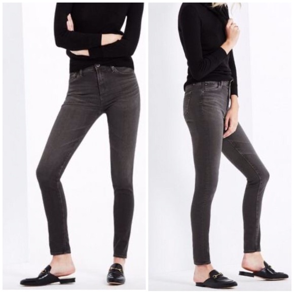 Farrah High-Rise Ankle Skinny Jeans, Misty - Picture 3 of 15